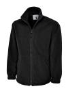 UC601 Premium Full Zip Fleece Black colour image